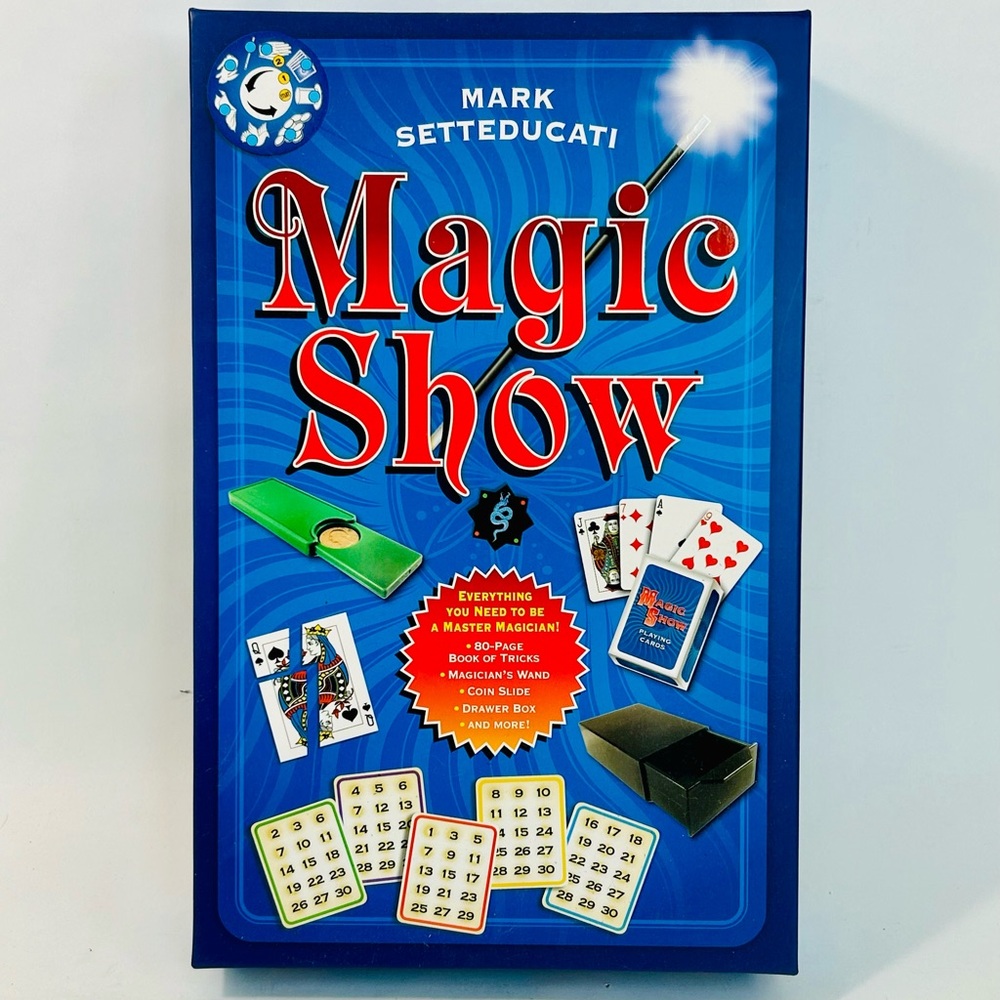 Magic Show by Mark Setteducati, An Interactive Magic Trick Book with Accessories